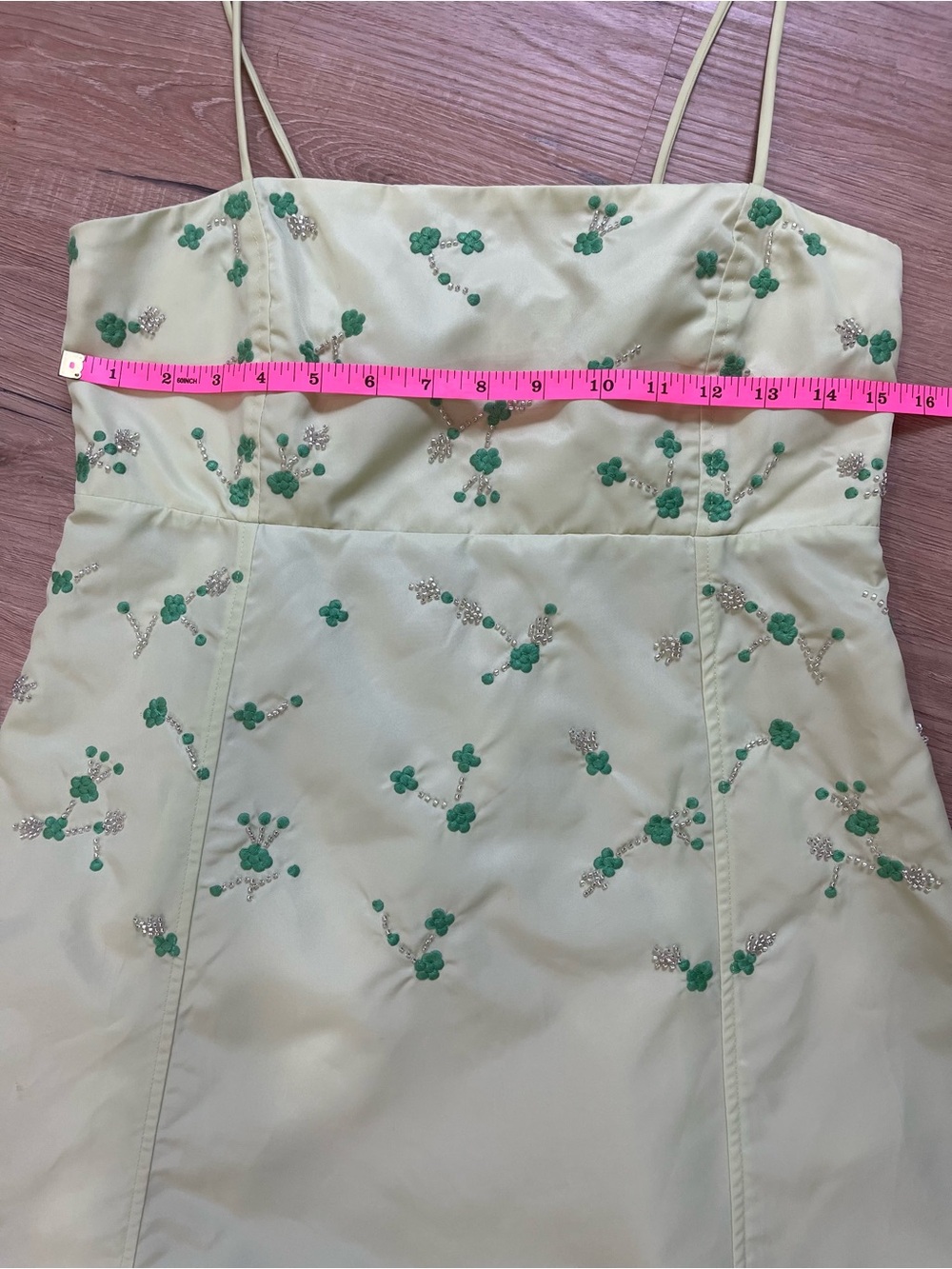 GANNI Beaded Nylon Mini Dress - Picture 6 of 11
